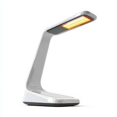 Modern White Desk Lamp with Warm Light Illumination Perfect for Home Office Study