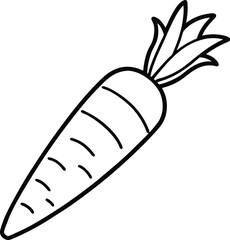 carrot cartoon vector art
