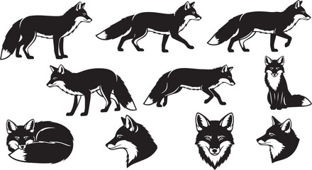 Fox Silhouettes
