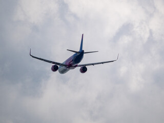airplane in the sky