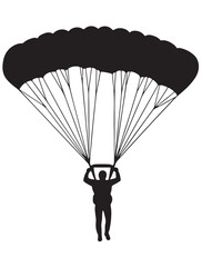 PARACHUTE SILHOUETTE