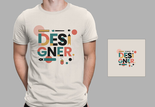 Trendy Tshirt Design Template