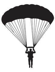PARACHUTE SILHOUETTE