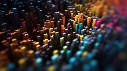 ultra detailed, hyper-realistic, 8k, cinematic, dramatic lighting, 3d render, futuristic cityscape, neon lights, glowing city, dark night, dense skyscrapers, towering architecture, vibrant colors, dep