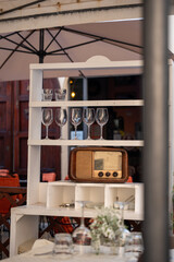 Old radio in Alghero Sardinia