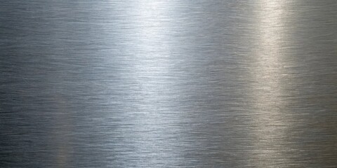 Smooth silver metal texture background with a subtle brushed effect, ideal for adding a touch of modern and industrial design to your creative projects
