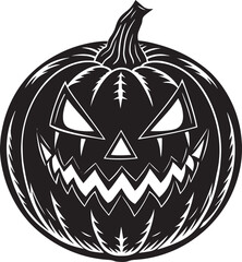 Halloween Pumpkin Silhouette Clipart 