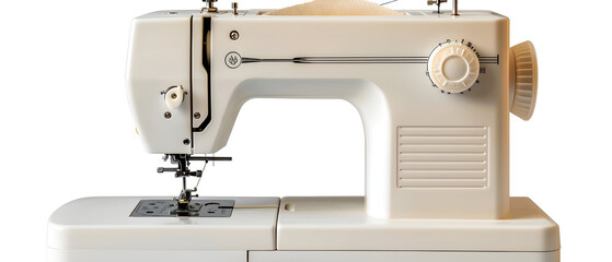 sewing machine isolated on white