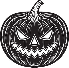 Halloween Pumpkin Silhouette Clipart 