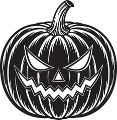 Halloween Pumpkin Silhouette Clipart 