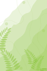 Minimalist nature style background design