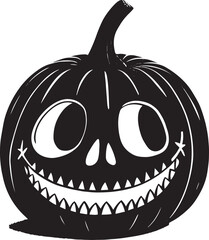 Halloween Pumpkin Silhouette Clipart 
