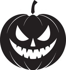 Halloween Pumpkin Silhouette Clipart 