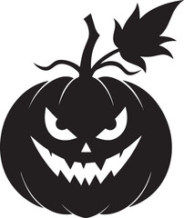 Halloween Pumpkin Silhouette Clipart 