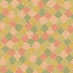 carpet sample. geometric ornament. vector seamless pattern. autumn colors. repetitive background. fabric swatch. wrapping paper. continuous design template for home decor, apparel, textile