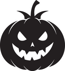 Halloween Pumpkin Silhouette Clipart 