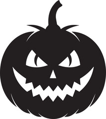Halloween Pumpkin Silhouette Clipart 