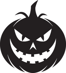 Halloween Pumpkin Silhouette Clipart 