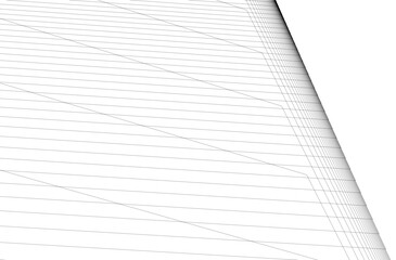 Abstract lines background 3d drawing