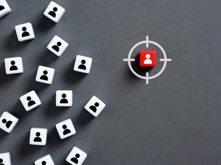 Headhunting, targeting specific candidate in recruitment process