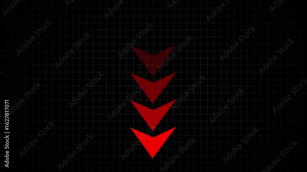 Poster arrow icon swipe down animation black background.down Directional Arrow Loop Animation. Animated arrows for the overlay video layer.arrow directional.4k, video, black, background,