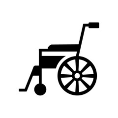 wheelchair icon vector illustration