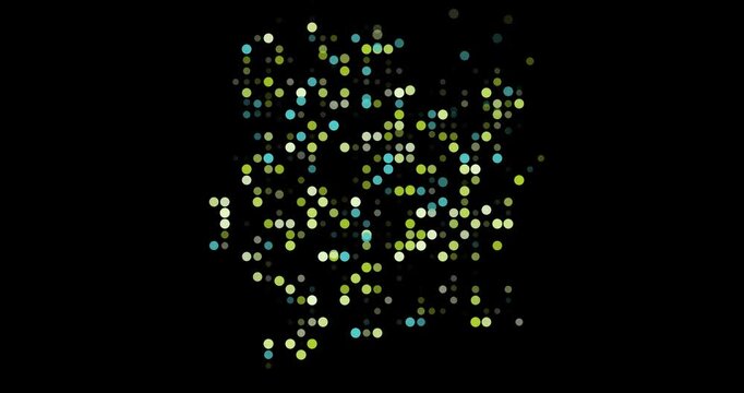 Generative Falling Dots Cote dIvoire