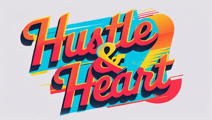 Vibrant motivational graphic inspiring hard work and dedication, perfect for entrepreneurs and small business owners to promote a positive mindset