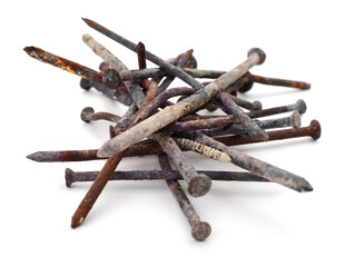 Pile of rusty nails.