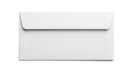 white envelope isolated on white