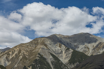 ニュージーランド　カンタベリーのキャッスル・ヒル / クラ・タフィティ保護地域の風景