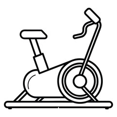 Stationary exercise bicycle with seat and handlebars exercise bike stationary bike