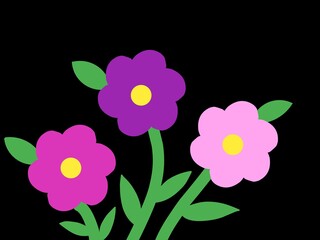 Flower vector illustration 