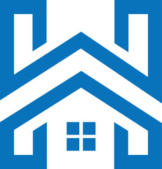 blue house icon