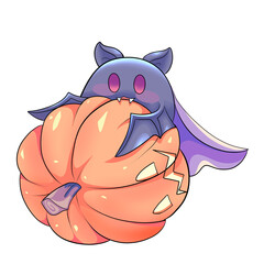 haloween chibi cartoon cute