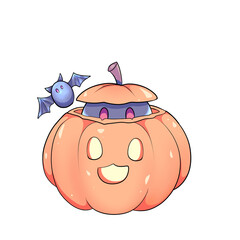 haloween chibi cartoon cute