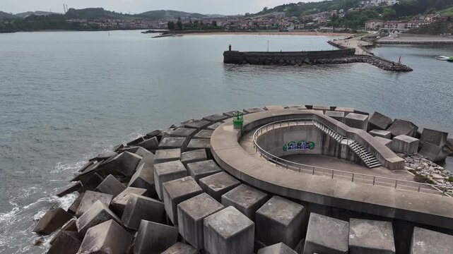 Puerto deportivo de Luanco en Asturias