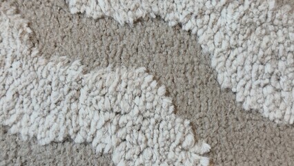 Textured Carpet with Abstract Light Grey Palette and Soft Pile — Background for Product Photography, Interior Styling and Graphic Design