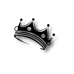 crown icon vector illustration