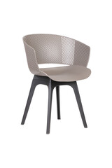 Modern black metal bar stool with geometric wire backrest and cushioned seat, ideal for...