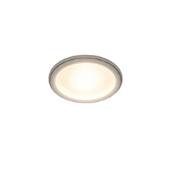 Modern recessed ceiling light fixture illuminating a minimalist interior space, enhancing ambiance