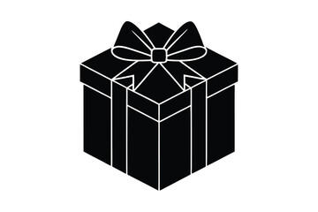 christmas gift box vector icon