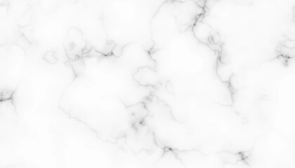 White Marble Texture with Smooth Natural Gray Veins