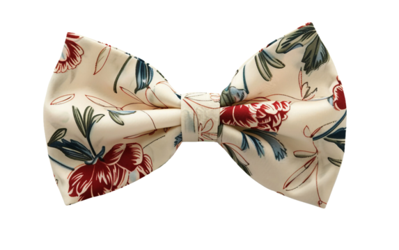 Classic Elegance Symbol Nostalgic Bow on white background