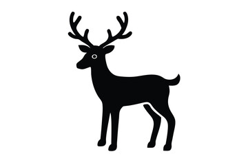reindeer vector icon