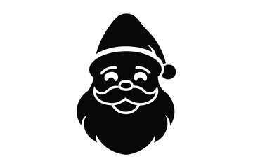 santa face vector icon