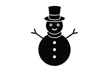 snowman vector icon