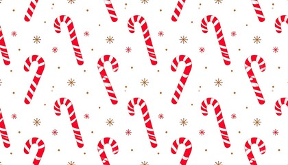 Christmas candy cane pattern