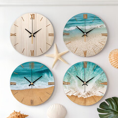  Beach-Themed Decorative Wall Clocks &ndash; Coastal Home Decor"