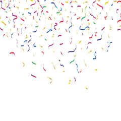 party streamers and confetti